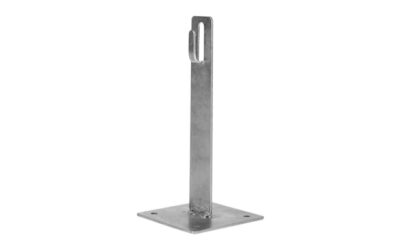 Держатель проводника круглого 8-10 мм, высота 100 мм, оцинкованный